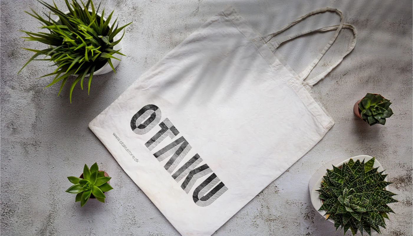 Otaku totebag logo design | Rain Creative